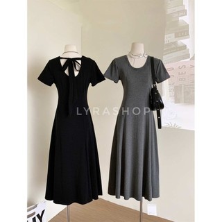 Váy LYRA dáng dài buộc nơ sau lưng phong cách nhẹ nhàng CSYVD0113