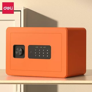 Két Sắt Điện Tử Thông Minh Deli Khóa Số Khóa Vân Tay An Toàn , Két Sắt Mini Gia Đình Văn Phòng