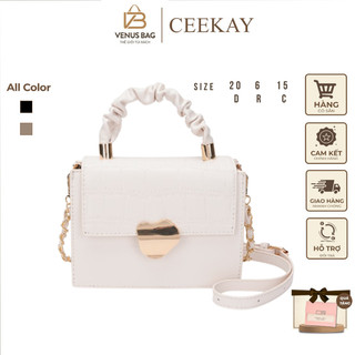Ceekay-Túi xách nữ, túi đeo chéo nữ da PU cao cấp kiểu dáng Âu Mỹ Size 20 Venus Bag