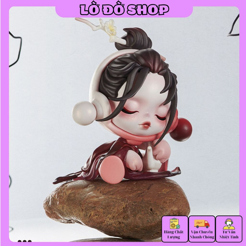 POP MART SKULLPANDA The Ink Plum Blossom Series Figures - Mô hình SKULLPANDA BLIND BOX