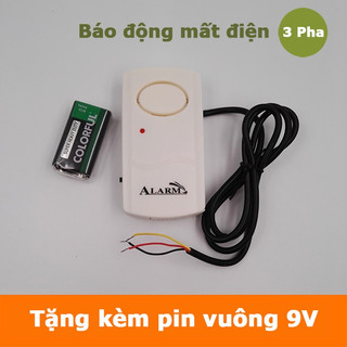 Báo động mất điện và có điện 220v 380V điện ba pha