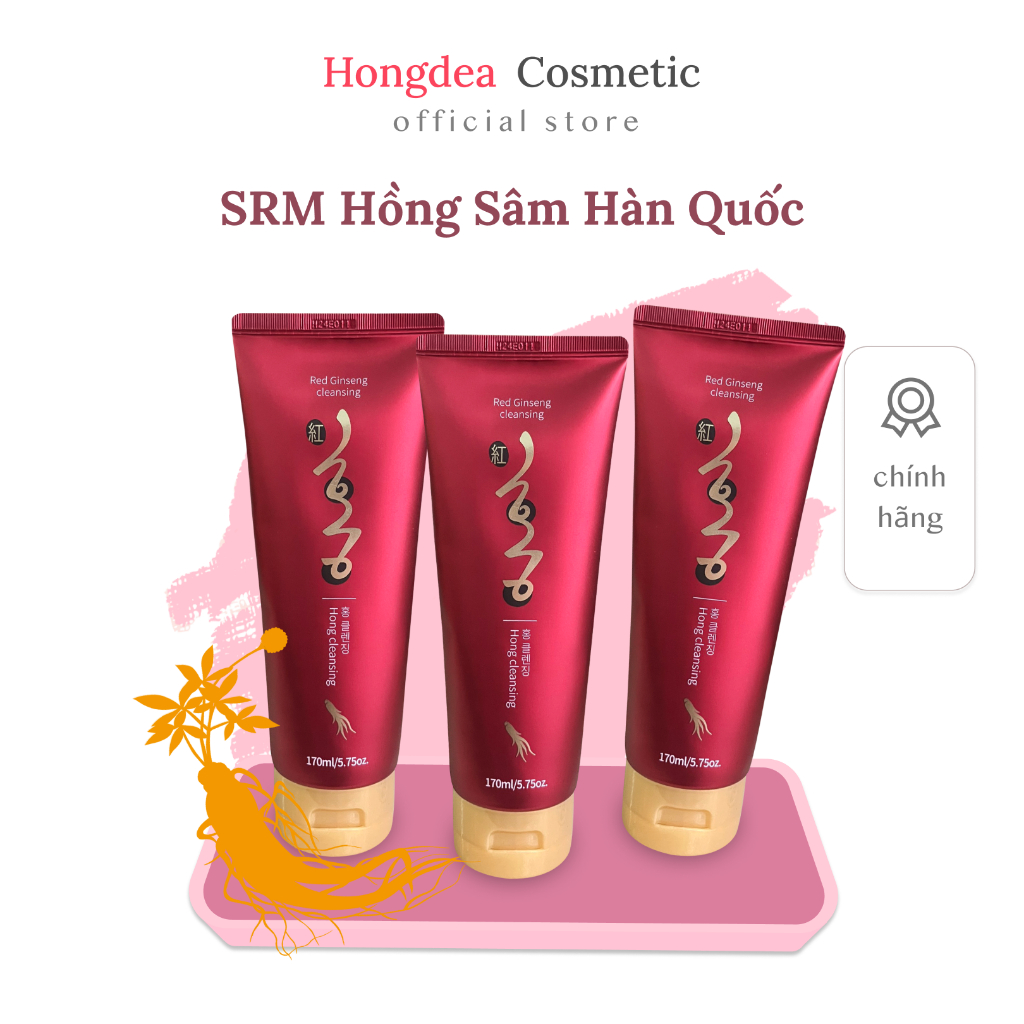 Sữa rửa mặt hồng sâm Hàn Quốc 170 ml