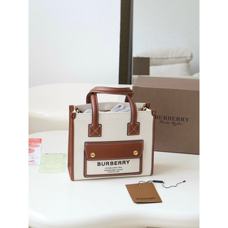 Túi xách BBR dáng tote size 24cm kèm quai đeo fullbox