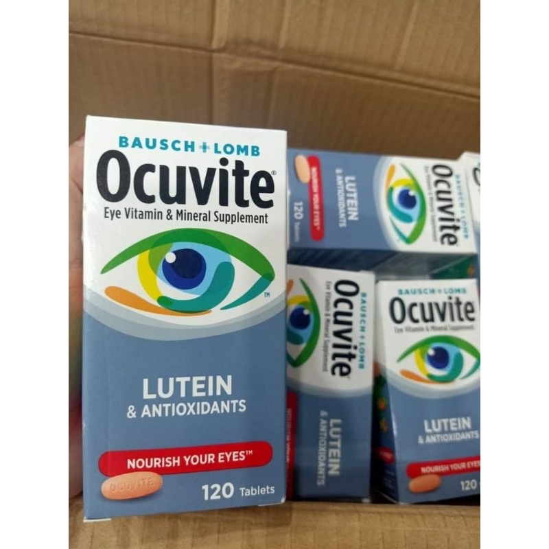 Viên uống bổ mắt Ocuvite Eye Vitamin & Mineral with Lutein 120 viên
