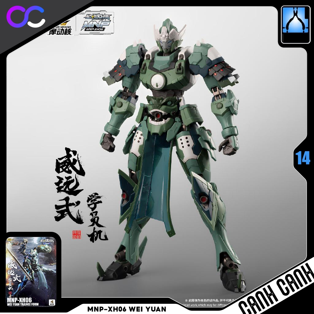 MÔ HÌNH LẮP RÁP MOTOR NUCLEAR MNP-XH06 WEI YUAN STYLE TRAINEE MECHA (UY VIỄN THỨC)