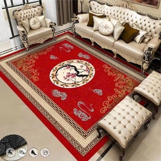 Thảm trải sàn bali 5D , thảm trải sàn trang trí phòng khách phòng ngủ sofa mẫu Hoàng gia kích thước 1m6x2m3
