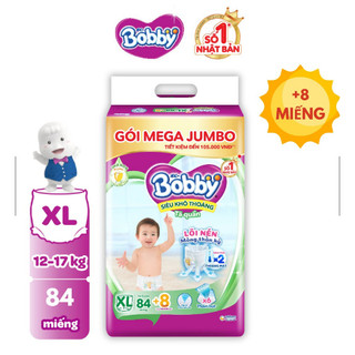 Mẫu mới gạo non tã quần bobby mega jumbo m112/l96/xl84/xxl76 mới