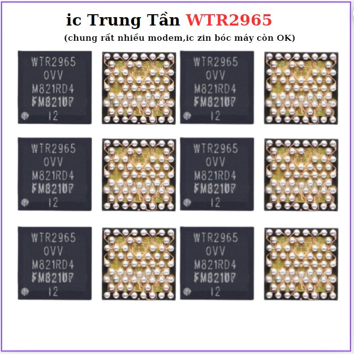WTR2965 ic trung tần,thay thế sửa main