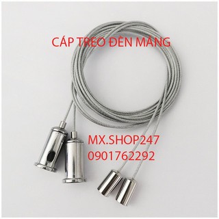 Bộ dây cáp treo thả đèn led 1m - 3m