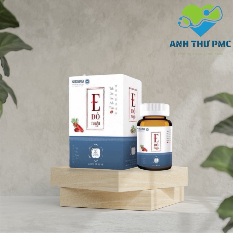 E Đỏ NAGA - Giúp bổ sung vitamin E cho cơ thể, làm đẹp da, giảm nám tàn nhan - PMC