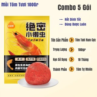 Mồi Tôm Tươi Nam Cực 100gr .