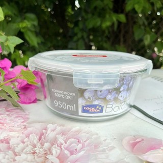 Thố thủy tinh cao cấp lock&lock 950ml ,chịu nhiệt tốt, dùng được trong lò vi sóng,có gioăng cao su chống tràn