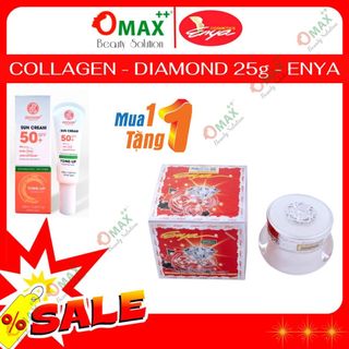 KEM ENYA KIM CƯƠNG XOÁ THÂM NÁM - TÁI TẠO DA - GIÚP DA SÁNG BÓNG 9 IN 1 - 25G - ENYA COLLAGEN DIAMOND ANTI-AGING CREAM