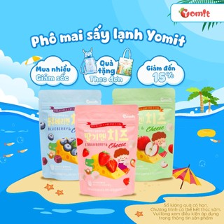 Phô mai hoa quả khô sấy lạnh Yomit 16g cho bé 6 tháng tuổi ALADDINVINA