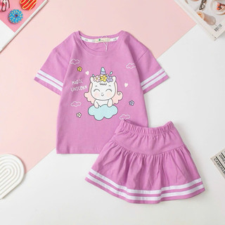 bộ sét áo và chân váy bé gái
