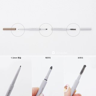 Chì mày Han All Sharp Brow nét mảnh 3in1