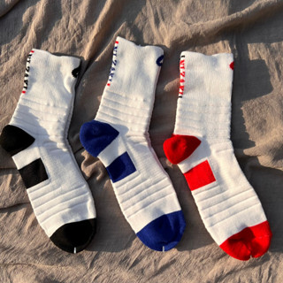 Tất Vớ thể thao bóng đá , bóng rổ 8 sporttt  đệm xù cổ cao nam phong cách