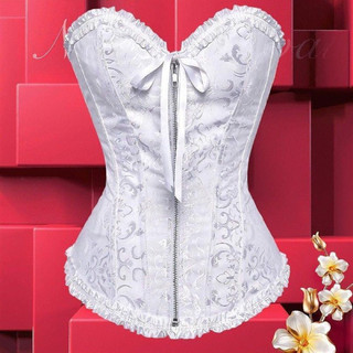 Áo corset cúp ngực mặc phối mã diện chân váy bản xịn