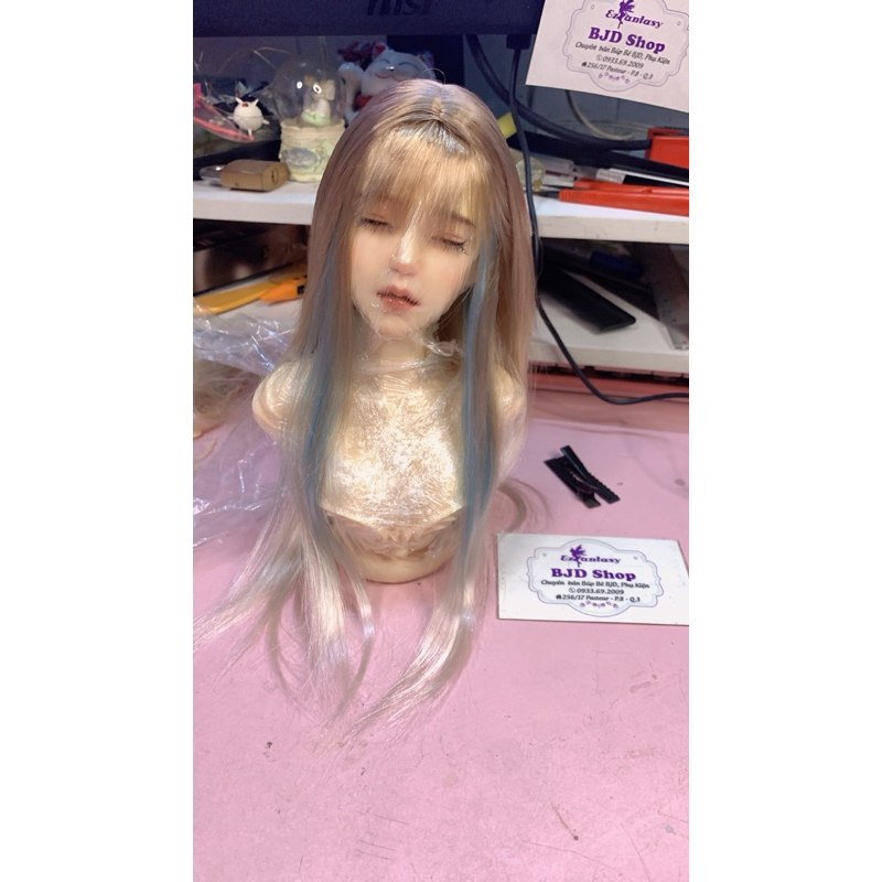 Tóc búp bê BJD 1/3 - 20cm~23cm (hàng handmade)