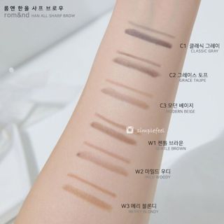 Chì mày Han All Sharp Brow nét mảnh 3in1