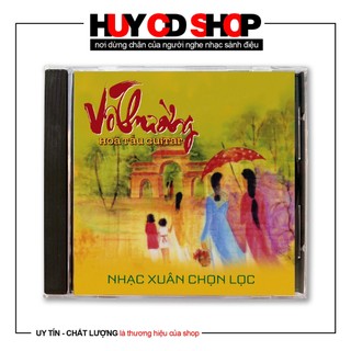 Đĩa cd guitar vô thường xuân tha hương hoà tấu nhạc vàng bolero đĩa lòng trắng huy cd shop
