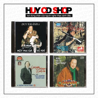 Đĩa cd duy khánh nhạc vàng trữ tình bolero nhạc lính xưa đĩa lòng trắng huy cd shop