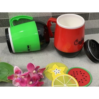 Ca cà phê giữ nhiệt Trung Việt 500ml- Ca nhựa bầu giữ nhiệt cafe Trung Việt 500ml