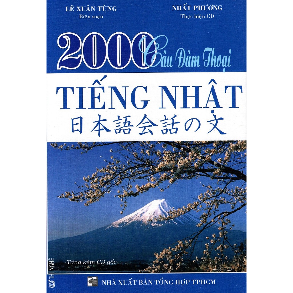 Sách - 2000 Câu Đàm Thoại Tiếng Nhật (Kèm CD)