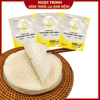 (Túi 200g) Bánh tráng phơi sương cao cấp dẻo mềm ngon thương hiệu đẳng cấp hàng đầu bánh tráng Ngọc Trinh