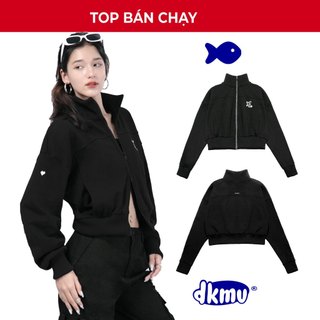 Áo khoác croptop nữ màu đen Don't Kill My Vibe - Baby Jacket Spare | K16-AK4