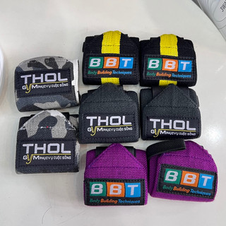 Dây Quấn Cổ Tay THOL - BBT (1 cặp), Hỗ Trợ Tập Luyện, Bảo Vệ Khớp Cổ Tay, Rất êm ái Và Chắc Chắn