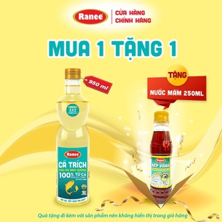 Dầu ăn ranee cá trích 950ml + tặng kèm nước mắm 12n 250ml
