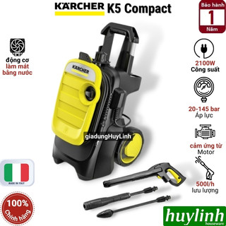 Máy xịt rửa xe Karcher K5 Compact EU - Hàng chính hãng - Sản xuất tại Italy