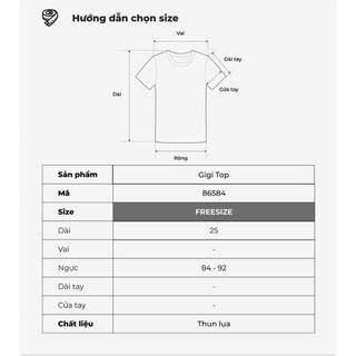 Áo quây thun lụa phối nơ THE C.I.U - Gigi Top
