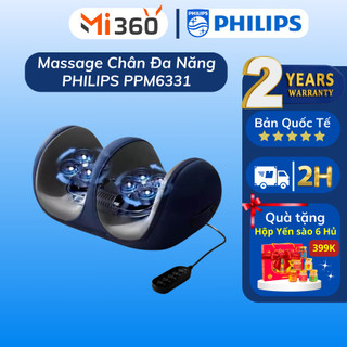 Máy Massage Chân Philips 6331 - Massage Đa Năng Bấm Huyệt Chân - Bảo Hành 12 Tháng