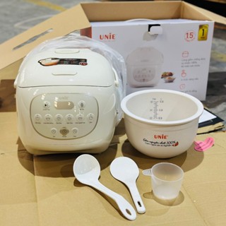 Nồi Cơm Điện Tử Unie URC815, Nồi Cơm Lòng Gốm Tự Nhiên 1.5Lit-700W, Ủ Ấm 3D, Hàng chính hãng