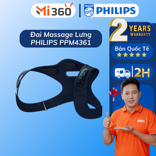 Đai Massage Lưng Philips 4361 - Bản Quốc Tế - Bảo Hành 12 Tháng