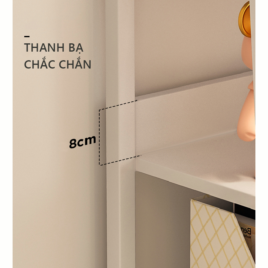 Bali Kệ Sách Đa Năng Kệ Đa Năng Hình Thang 3/4/5 Tầng Khung Sắt Chịu Lực Phong Cách Hiện Đại | BigBuy360 - bigbuy360.vn