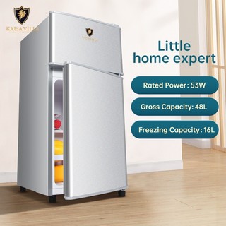 TỦ LẠNH MINI 2 NGĂN (CÓ NGĂN ĐÁ) DÙNG TRONG GIA ĐÌNH 48L KAISA VILLA MODEL JD-8029