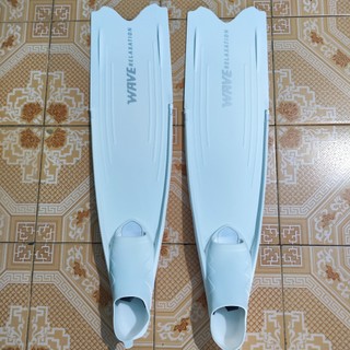 Chân lặn dài Wave màu trắng