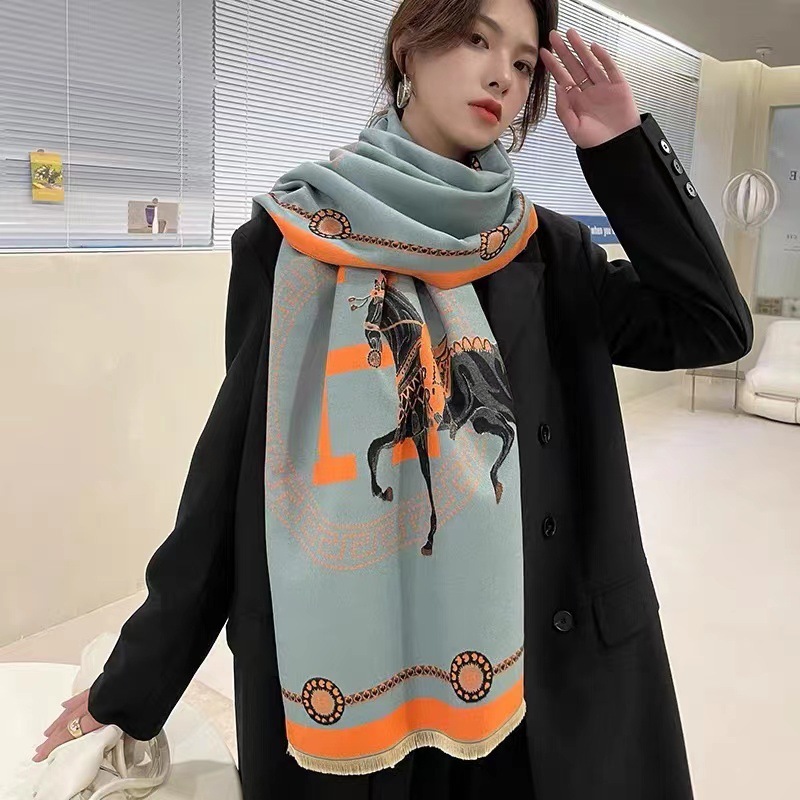 Khăn dạ dài hình chữ love nhẹ nhàng sang trọng 70x190cm THYTHY STORE