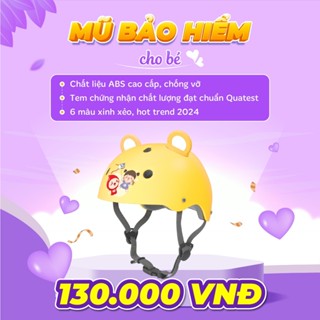 Nón bảo hiểm cho bé từ 2 tuổi - Mũ bảo hiểm cho bé gái bé trai BioAmicus hàng Việt Nam chất lượng cao Blue sea