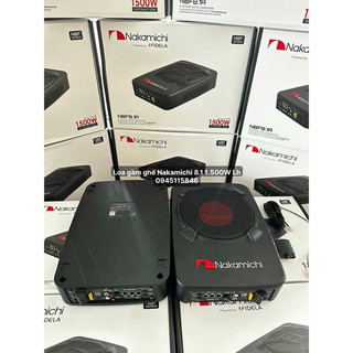 Loa Sub Ô tô, Loa Sub Nakamichi NBF8.1A 8'' 1500W Bảo Hành 12 Tháng Đầy Đủ Phụ Kiện Dây Giắc