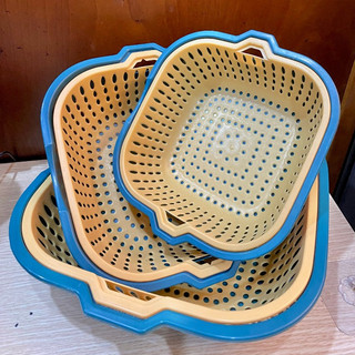 SET 3 BỘ CHẬU RỬA KÈM RỔ 6 MÓN