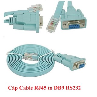 Dây chuyển đổi RS232 to RJ45, cáp lập trình RS232 to RJ45