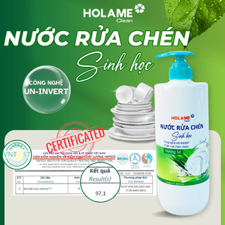 Nước rửa chén sinh học Holame Clean an toàn diệt khuẩn khử mùi dung tích 800ml