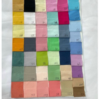 Vải thô lụa trơn may ga gối,váy áo 100% cotton dày dặn và mịn mát (chọn màu ghi chú hoặc nhắn tin)