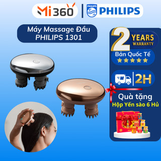 Máy Massage Đầu PHILIPS 1301 - Massage đa năng - làm sạch,tiện lợi massage khô và ướt - Bảo hành 24 tháng chính hãng