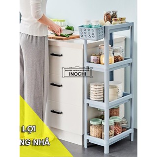 Kệ đa năng 4 tầng dùng làm kệ trong phòng tắm, phòng ngủ, phòng bếp... Tokyo chính hãng Inochi