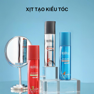 Gôm xịt tóc Bolisi Xịt giữ nếp tóc tạo kiểu nam nữ 180ml gôm mềm giữ nếp tóc
